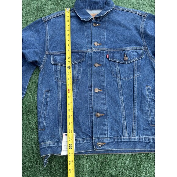 Vintage Levi's Strauss Denim Jean Jacket USA Made 90s Type 1 New Size Small - Picture 9 of 10